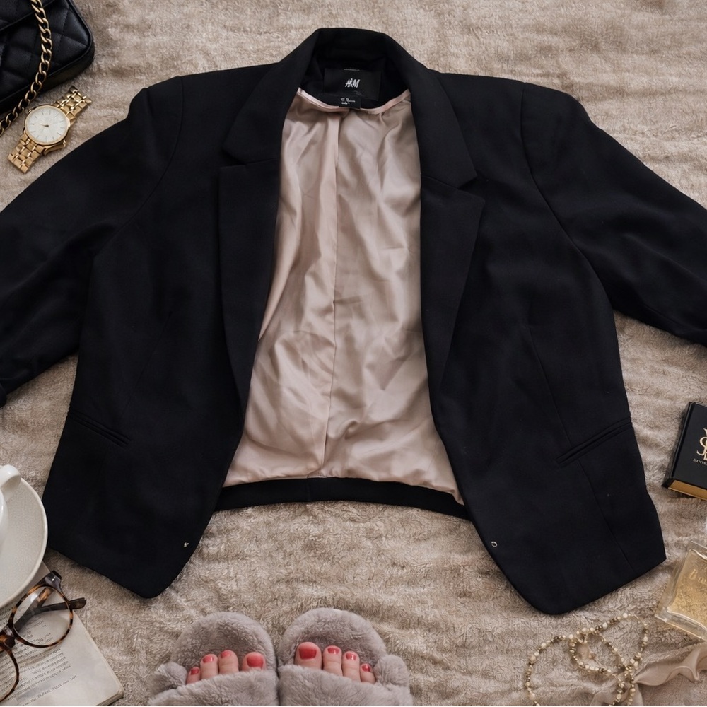 H&M Elegant Black Blazer for Women
